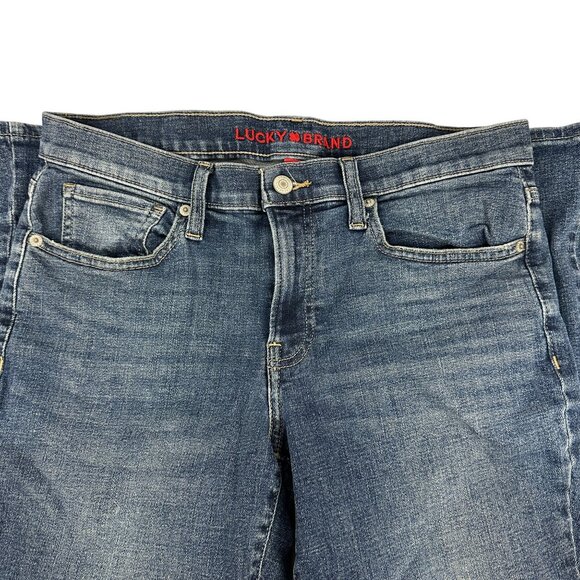Lucky Brand Womens Sweet Mid Rise Bootcut Jeans Size 10 Blue Denim Classic Fit - Picture 6 of 13